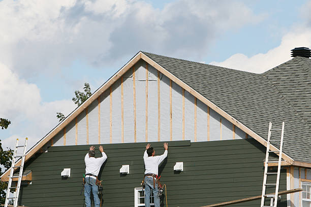 Professional Siding Installation technician working in Lonaconing, MD